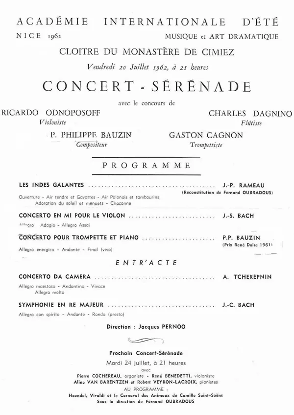 Concert-sérénade